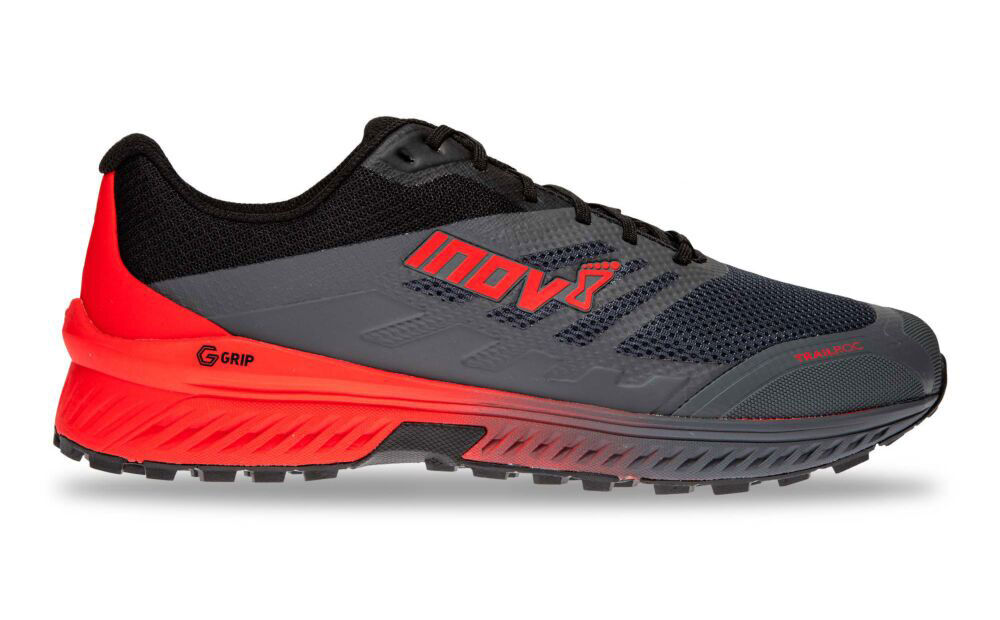 Inov-8 Trailroc G 280 Löparskor Herr Grå/Röda Rea OBMD59284